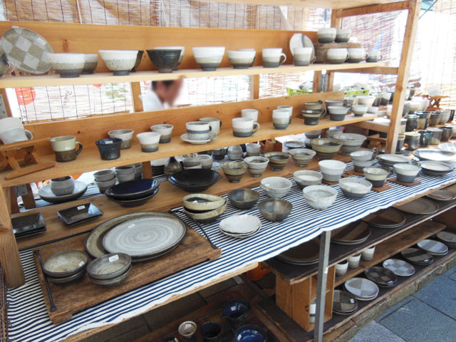 京都五条陶器祭り陶器店