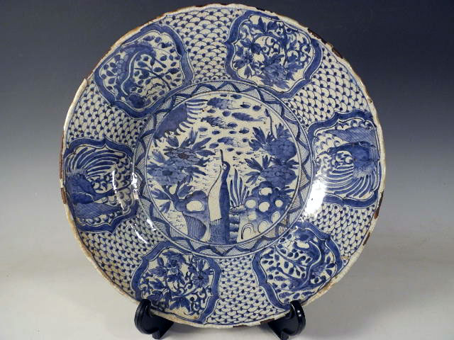 中国・明代 古染付大飾皿